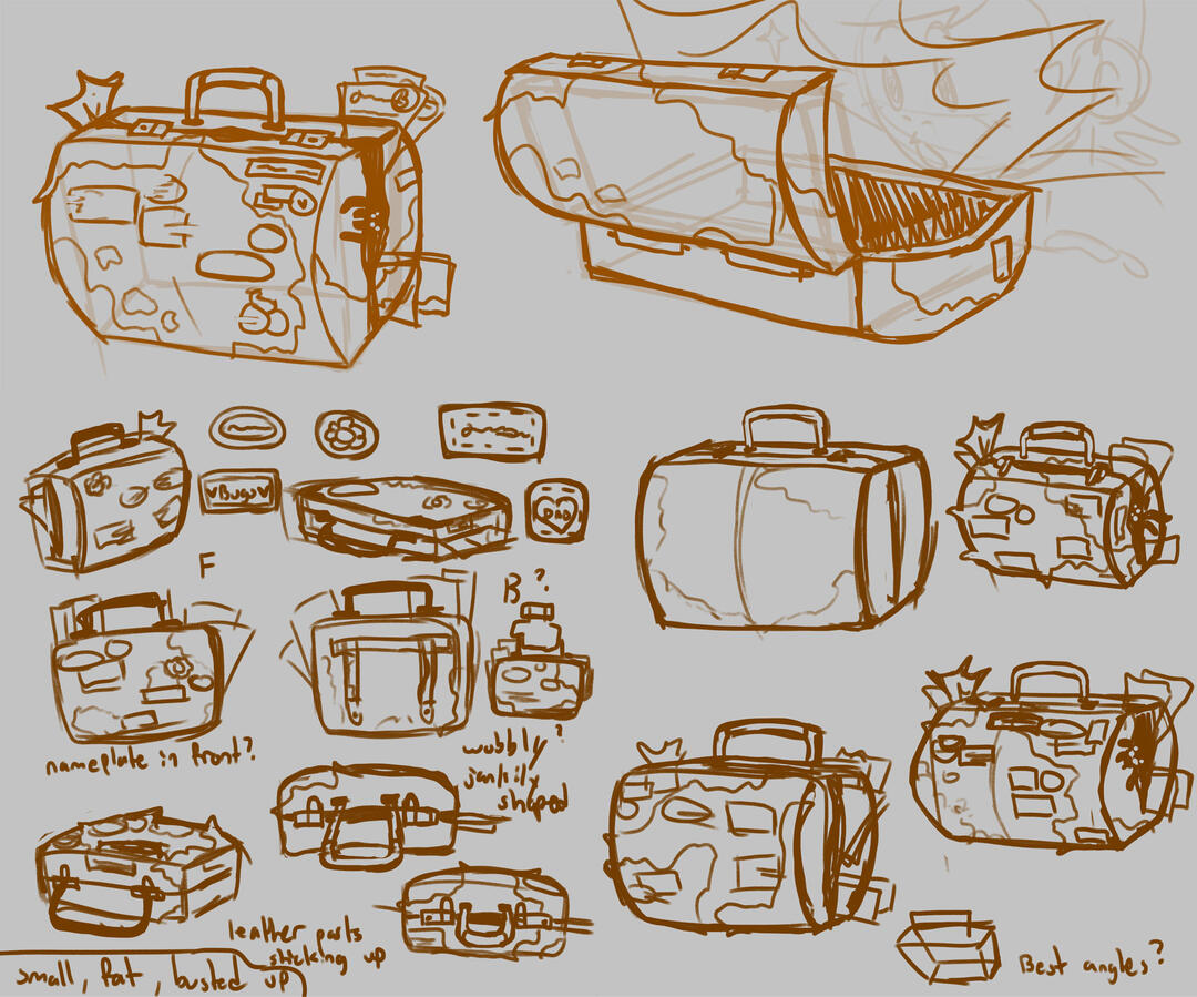 Prof Sonny&#39;s Briefcase sketches